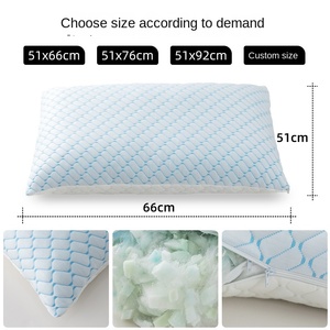 Almohada de espuma viscoelástica de algodón de seda de plumas de esponja rota de bambú de gran oferta - Product Image 5