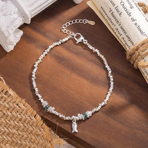moissanite <b>bracelets</b> bangles lote pulsera hombre plata pura brazaletes de plata 925 <b>beaded</b> <b>bracelets</b> women - Product Image 1