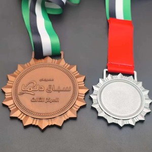 เหรียญกีฬาคิกบ็อกซิ่งแบบหล่อโลหะสั่งทำขายส่ง ชุบทอง พิมพ์ตัวอักษรแบบ Letterpress กวางตุ้ง โลกแห่งกีฬาคิกบ็อกซิ่ง - Product Image 3