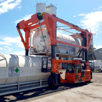 RTG Type 40 tonnes 45 tonnes conteneur de levage en caoutchouc pneu conteneur portique grue 60 tonnes transporteur à cheval prix