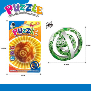 Nuovi arrivi rompicapo con geometria rotante giocattolo Puzzle per bambini dinosauro 3D Puzzle Smart Play Puzzle - Product Image 1