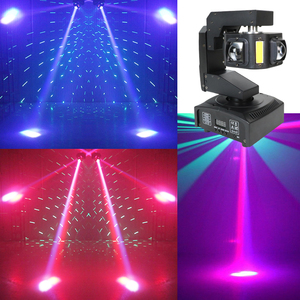 Último Mini Alien cabeza móvil Luz de escenario DMX 512 maestro-esclavo fiesta luz RGB Luces De discoteca para eventos de cumpleaños - Product Image 3