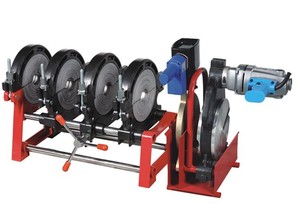 160-315mm hidráulico trasero fusión de HDPE de plástico <span class=keywords><strong>ppr</strong></span>/máquina de soldadura de tuberías - Product Image 5