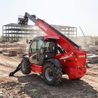 Système hydraulique Rexroth haute pression, chariot télescopique de 4 tonnes avec moteur diesel Cummins pour le commerce de détail et les travaux de construction intensifs