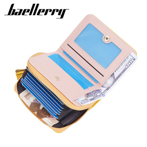 Baellerry Women's Mini <b>Wallet</b> Yellow PU Leather Tassel Zipper Coin Purse Fashionable Card <b>Holder</b> Everyday Use - Product Image 2