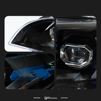 Modèle de voiture AKD pour BMW E70, phare LED 2007-2013, phares X5, feux de jour, clignotants, faisceau de route, projecteur Angel Eye, accessoires