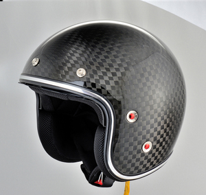 Professionnel personnalisé 3K 5K en fibre de carbone moto moitié aec <span class=keywords><strong>casque</strong></span> <span class=keywords><strong>jet</strong></span> Rétro vintage <span class=keywords><strong>casque</strong></span> avec pic - Product Image 4