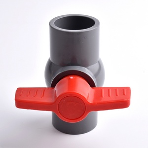 Robinet d'arrêt à bille à quart de tour pour tuyau d'eau en PVC, 20-40 mm, pour système de raccordement de tuyaux d'irrigation - Product Image 1