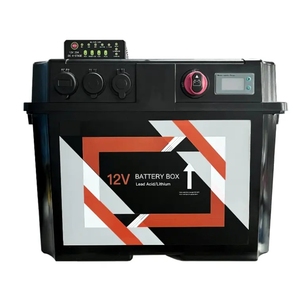 Battery Box Power Center <b>USB</b> <b>Plug</b> 12V Waterproof Smart for Marine Boat Trolling Motor Outdoor Camping - Product Image 2