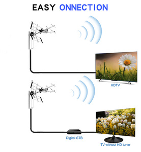 Antena de TV VHF de Fábrica en Indonesia, Antena Digital FM para Exteriores, Antena de TV HD de Largo Alcance, Antena de TV de Alta Ganancia - Product Image 2