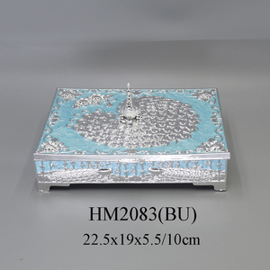 Scatola Regalo Unica per Gioielli, Contenitore per Frutta Secca e Noci, Elegante Portagioie con <span class=keywords><strong>Smalto</strong></span> - Product Image 3