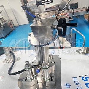Máquina de Llenado de Aerosoles Semiautomática BOV con Motor de Acero Inoxidable de Alta Precisión para Spray Nasal y Empaquetado en Caja - Product Image 4