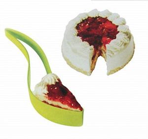 Cortadores de pastel, rebanada de pastel pequeño, utensilio de plástico para cocina, cortador de panqueques, hoja rebanadora, novedoso, práctico, herramientas para hornear, kit divisor - Product Image 2