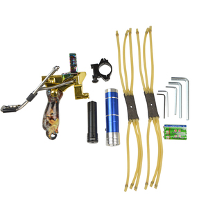 屋外の競争力のある狩猟魚のパチンコ強力な輪ゴムのパチンコ狩猟パチンコ - Product Image 6