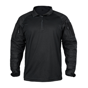 IDOGEAR 남성용 UFS 전술 카모 긴 소매 셔츠 야외 활동을위한 팔꿈치 패드가있는 직물 업그레이드 버전 - Product Image 3