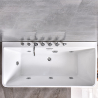 Meilleures ventes, très demandé : Baignoire de massage et spa autoportante d'intérieur en acrylique avec jets d'air, Jacuzzi