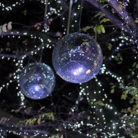 Kit de boules disco miroir 20cm 30cm 8" 12" - Design personnalisé à paillettes, boules en plastique de haute qualité pour anniversaires, mariages, maison