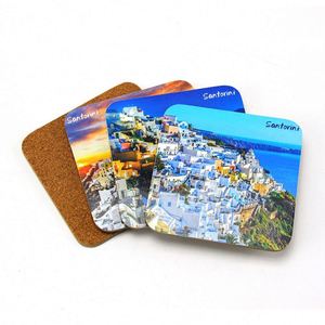 Posavasos Personalizados Impresos a Prueba de Agua, Recuerdo de Ciudades Nacionales, México, España, Islandia, Irlanda, Grecia, Londres, Posavasos de MDF - Product Image 1