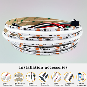 Tira de Luces LED Pixel 24V COB 420 LED, Sincronización de Música por Voz, Control Inteligente, WS2811, Rollo de 5m 10m para Hogar, Bar, E-Sports - Product Image 5