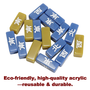 Tuiles de direction de Mahjong en acrylique personnalisées (est/<span class=keywords><strong>sud</strong></span>/<span class=keywords><strong>ouest</strong></span>/nord) - Couleur, logo et artisanat personnalisés (gravure/impression) - Product Image 2