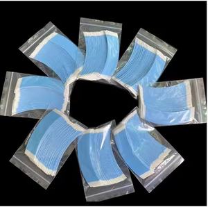 Ruban adhésif double face bleu à bas prix pour la remplacement de toupets et de perruques en dentelle, extensions de cheveux humains - Product Image 5