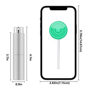 Xách tay 8ml nhôm-clad Glass thu nhỏ nước hoa <span class=keywords><strong>Atomizer</strong></span> thanh lịch hương thơm giải pháp hoàn hảo du lịch đồng hành cho chăm sóc cá nhân - Product Image 5