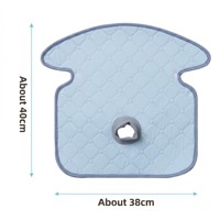 Coussin de siège bébé matelassé, coussin de chaise haute pour nourrisson, doux et respirant, doublure de poussette, coussin de siège bébé