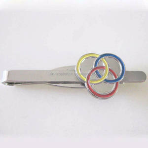 金属タイクリップブラスステンレス亜鉛合金ユニークなネクタイピン結婚式用金属タイバー - Product Image 5