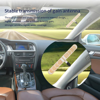 Antenne autocollante pour signal TV numérique haute qualité et à gain élevé, pour voiture, fourgonnette, mobile, pare-brise, antenne autocollante, antenne en caoutchouc