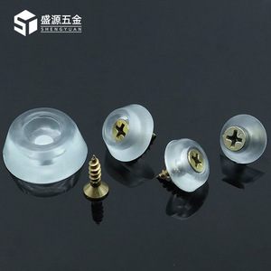 Shengyuan Transparent Furniture Foot <b>Pads</b> PVC Non-Slip Anti-Scratch Leg Protection For Tables <b>Chairs</b> Cabinets - Product Image 3