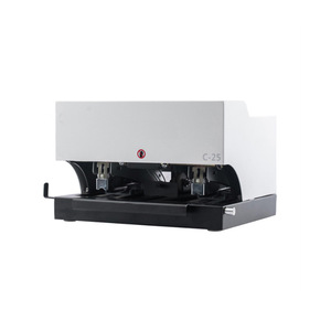 <span class=keywords><strong>Grapadora</strong></span> eléctrica de escritorio ajustable de doble cabeza, Mini <span class=keywords><strong>grapadora</strong></span> Manual de Metal, 50 hojas de <span class=keywords><strong>papel</strong></span> A4 de 80g, 8cm de profundidad - Product Image 5