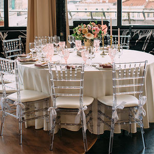 Napoleon Nuru Massage Büro Kunststoff Plexiglas Prinzessin Schaukel Rolling Salon Acryl Party Stühle - Product Image 4