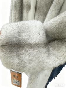 Manteau ample luxueux, doux, chaud, exquis, magnifique, noble, élégant et à la mode en fourrure de vison pour femmes - Product Image 6