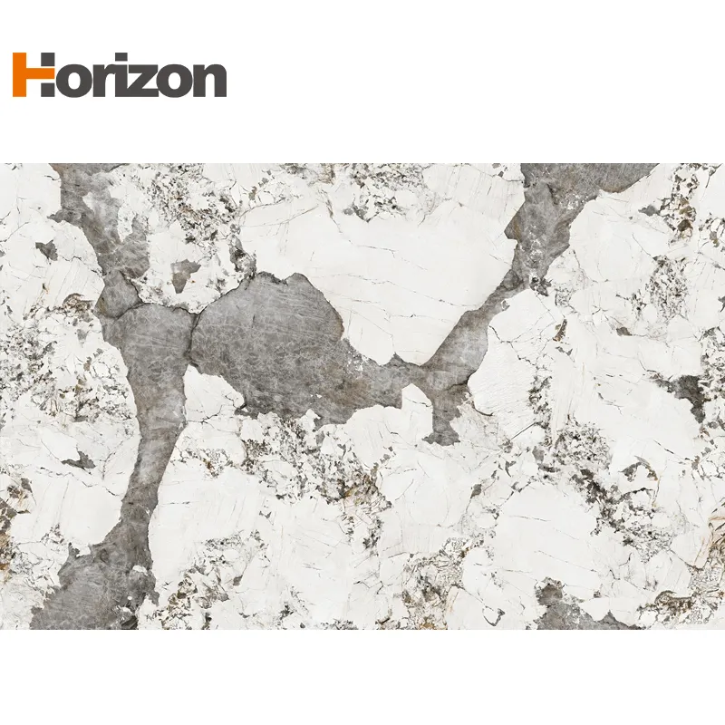 Grande formato grigio scuro pietra sinterizzata porcellana piastrelle da parete sottili lastre di marmo che sembrano ceramica palestra all'aperto pavimento della stanza