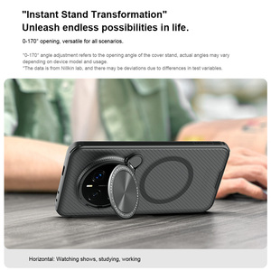 Onur sihirli 7 Pro 5G için Nillkin CamShield Prop manyetik kılıf katlanabilir kamera koruma braketi standı kapak - Product Image 5