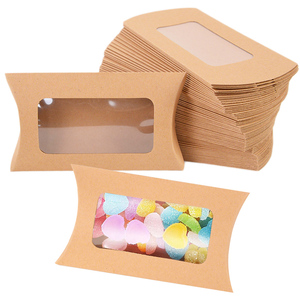 Hộp Nhỏ Để Đóng Gói Kraft Giấy Cookie Hộp Phân Hủy Sinh Học Với Cửa Sổ Container Giấy Bột Giấy Pie Box - Product Image 6