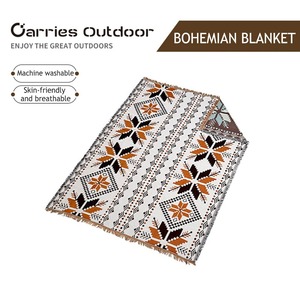 Bohemian Thickened Moisture-Proof <b>Picnic</b> <b>Blanket</b> Foldable Inflatable Outdoor Camping Mat Travel-friendly Floor Tent - Product Image 3