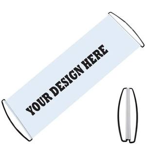 Ventilador Enrollable Promocional con Impresión Digital, Logotipo Personalizado, Ventilador de Mano Retráctil, Pancarta Desplazable para Animar en Eventos Deportivos - Product Image 1