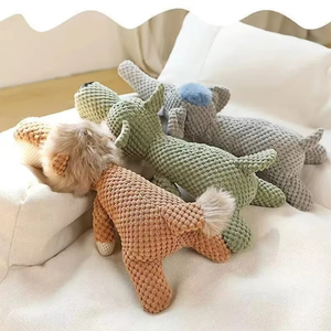 Juguete de Peluche para Perros con Sonido, Juguete Interactivo de Entrenamiento para Mascotas, León, Elefante, Lobo, Resistente a Mordidas - Product Image 3
