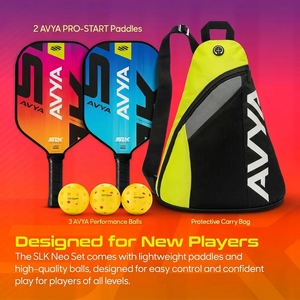 Juego de Palas de Pickleball AVYA Aprobado por la USAPA, Fibra de Carbono Toray T700 de 16 mm, <span class=keywords><strong>Serie</strong></span> UX Soulmate para Parejas, Hombres y Mujeres Profesionales - Product Image 6