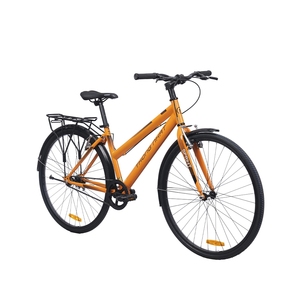 จักรยานเสือหมอบแบบธองหมวกที่ทนทานพร้อมโครงเหล็กน้ำหนักเบาเหมาะสำหรับถนนในเมืองการเดินทางและการออกกำลังกายทุกวัน - Product Image 1