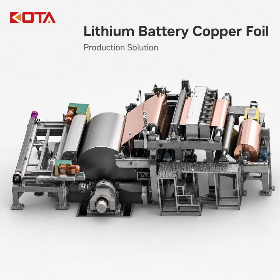 Remote Anode Intelligent PLC Control ED Copper Foil Machine Automatic Production ...