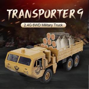 Auto RC HOSHI JJRC Q75 1:16 2.4Ghz, Veicolo <span class=keywords><strong>Militare</strong></span> Fuoristrada, Rock Crawler, Camion a Sei Ruote in Scala Ridotta, Regalo per Bambini - Product Image 3