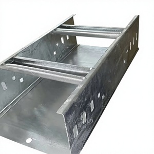 รางเคเบิลแบบขั้นบันได DXC ทำจากเหล็กกล้าไร้สนิมชุบสังกะสี สำหรับห้องเซิร์ฟเวอร์ สถานีฐาน ระบบสายไฟฟ้าแรงต่ำเหนือศีรษะ รับน้ำหนักได้ 200 กก. - Product Image 1