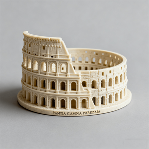 Modèle de bateau en résine personnalisé, fabriqué à la main, bateau à voile bleu décoratif avec des accents dorés, idéal pour l'affichage à la maison et au bureau - Product Image 2