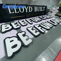 Lettres lumineuses LED 3D personnalisées pour publicité extérieure, enseignes lumineuses pour magasins et entreprises
