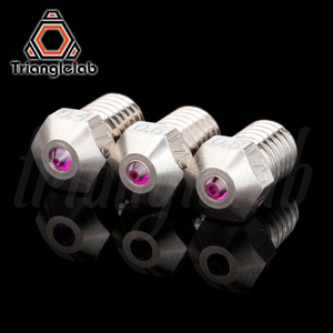 Trianglelab T-V6 Mạ Đồng Ruby Nozzle <span class=keywords><strong>Reprap</strong></span> V6 Hotend Nhiệt Độ Cực Cao Tương Thích Với PETG ABS PEI PEEK NYLON - Product Image 3