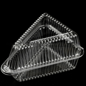 Triangular Mousse Baking Box Sandwich Transparent Plastic West Point Sushi Box Food Blister Box