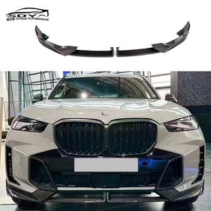 G05 X5 Lci高品质碳纤维MP风格前唇前保险杠唇分离器适用于宝马G05 X5 - Product Image 1
