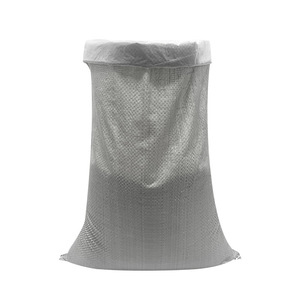 Qisheng Plastic Gray Double Layered Woven Bag 50gsm With Inner Lining Waterproof For Trash And Storage - Product Image 4